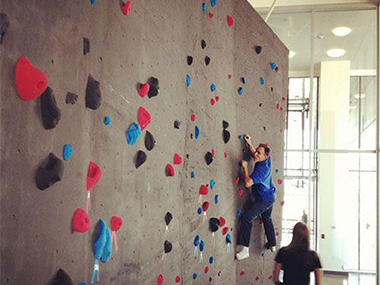 office climbing wall, rock climbing wall, climbing wall, climbing wall projects, climbing walls, corporate climbing wall 